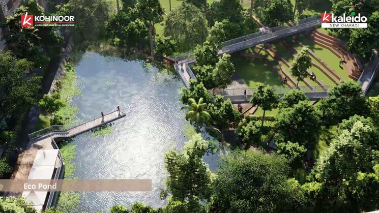 Swimming Pool, kohinoor-kaleido 2 Bedroom 767 Sq.Ft. Apartment In Kharadi Pune 9557827