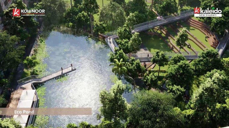 Swimming Pool, kohinoor-kaleido 2 Bedroom 767 Sq.Ft. Apartment In Kharadi Pune 9557827