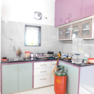 Kitchen in 2 BHK Builder Floor at Manikonda – for Rent