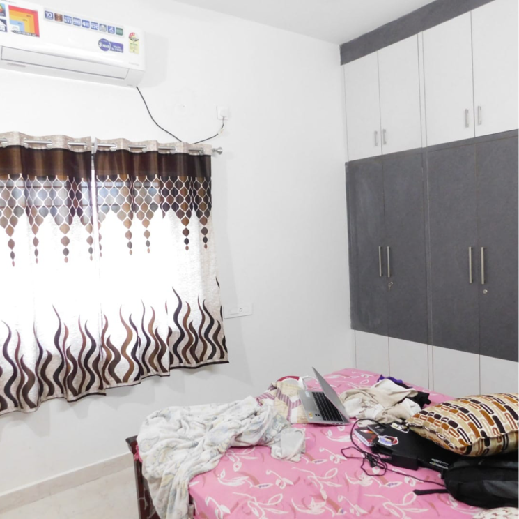 Bedroom, manikonda 2 Bedroom 1215 Sq.Ft. Builder Floor In Manikonda Hyderabad 9557847