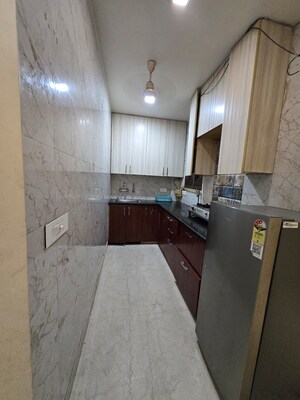 Kitchen in 2 BHK Builder Floor at Lajpat Nagar ii – for Rent