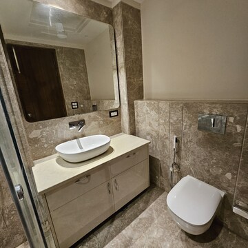 Bathroom in 3 BHK Builder Floor at New Rajinder Nagar – for Sale