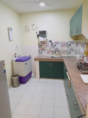 Kitchen in 2 BHK Builder Floor at Vasant Kunj – for Rent