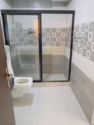 Bathroom in 2 BHK Builder Floor at Vasant Kunj – for Rent