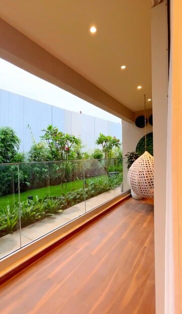 Balcony in 4 BHK Apartment at LnT Evara Heights, Panch Pakhadi – for Sale