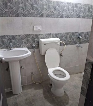 Bathroom in 3 BHK Apartment at Omega Green Park, Faizabad Road – for Rent