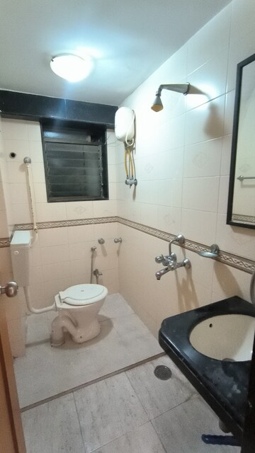 Bathroom in 2 BHK Apartment at Prabhat Nagar – for Rent