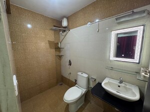 Bathroom in 3 BHK Apartment at Sai Siddhi CHS Kharghar, Kharghar Sector 18 – for Rent