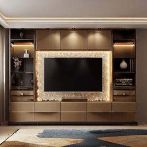 Furnished Amenities in 4 BHK Apartment at Vanrai Shree CHS, Goregaon East – for Rent