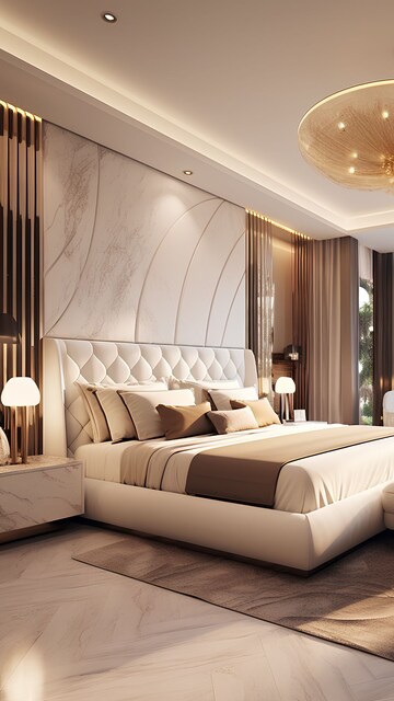 Bedroom in 4 BHK Apartment at Mhada Vanrai Colony, Goregaon East – for Rent