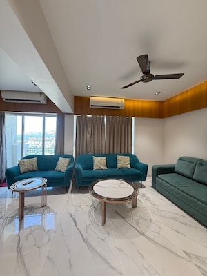 Living Room in 1 BHK Apartment at Lodha Belmondo, Gahunje – for Sale