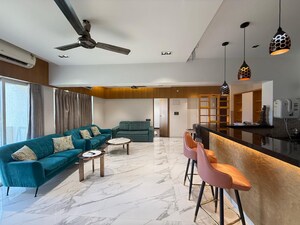 Living Room in 1 BHK Apartment at Lodha Belmondo, Gahunje – for Sale