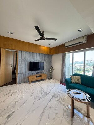 Living Room in 1 BHK Apartment at Lodha Belmondo, Gahunje – for Sale