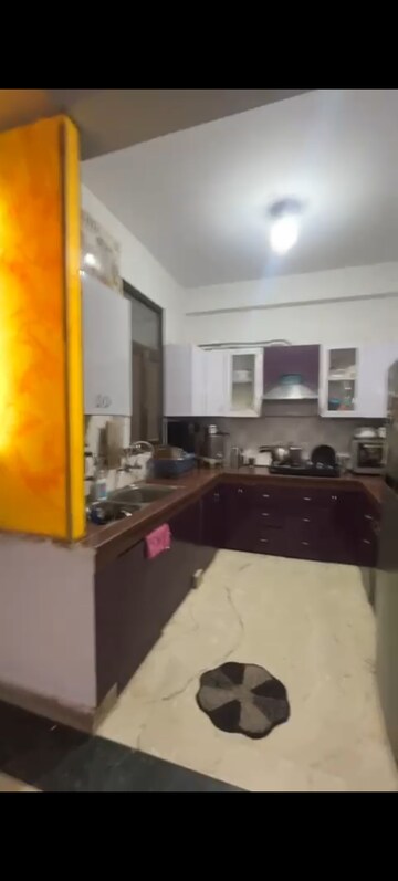 Kitchen in 4 BHK Apartment at Shivashish Apartment, Shalimar Garden – for Sale