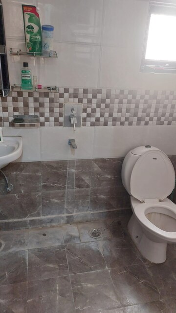 Bathroom in 2 BHK Apartment at Charms Castle, Raj Nagar Extension – for Rent
