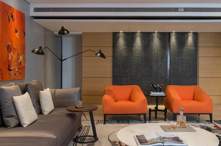 Living Room, vanrai-shree-chs 4 Bedroom 2400 Sq.Ft. Apartment In Goregaon East Mumbai 9558176