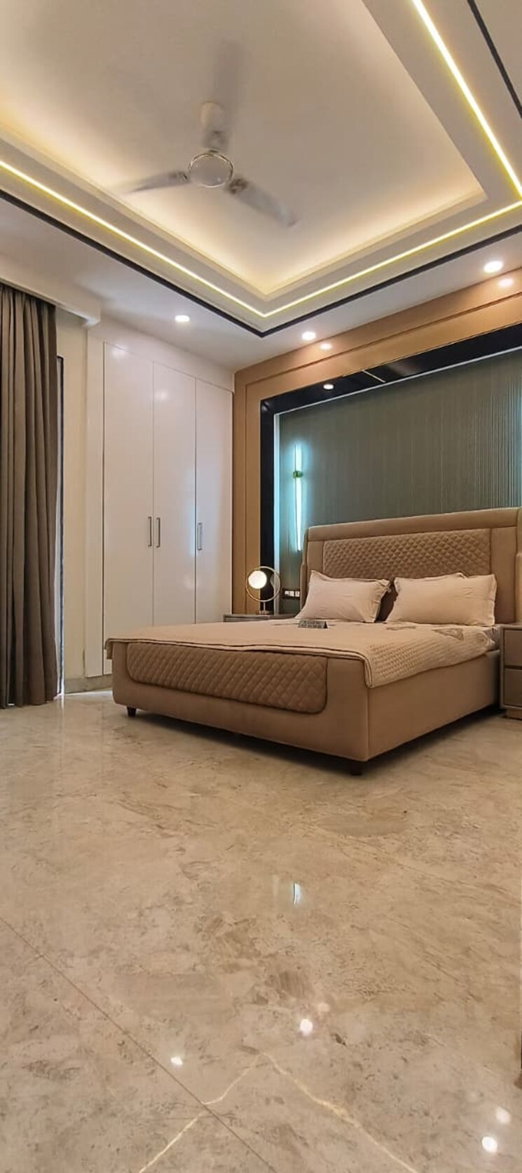Master Bedroom, ansal-api-esencia 4 Bedroom 300 Sq.Ft. Builder Floor In Sector 67 Gurgaon 9558343