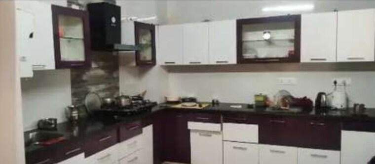 Kitchen, gomti nagar 3 Bedroom 1550 Sq.Ft. Apartment In Gomti Nagar Lucknow 9558365