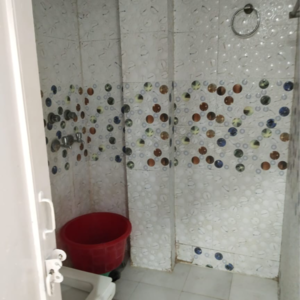 Bathroom in 2 BHK Builder Floor at Malviya Nagar – for Rent