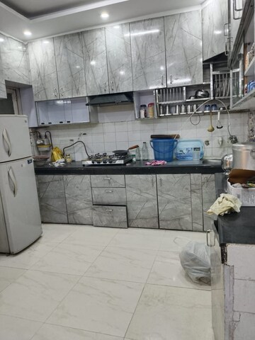 Kitchen in 2 BHK Builder Floor at Malviya Nagar – for Rent