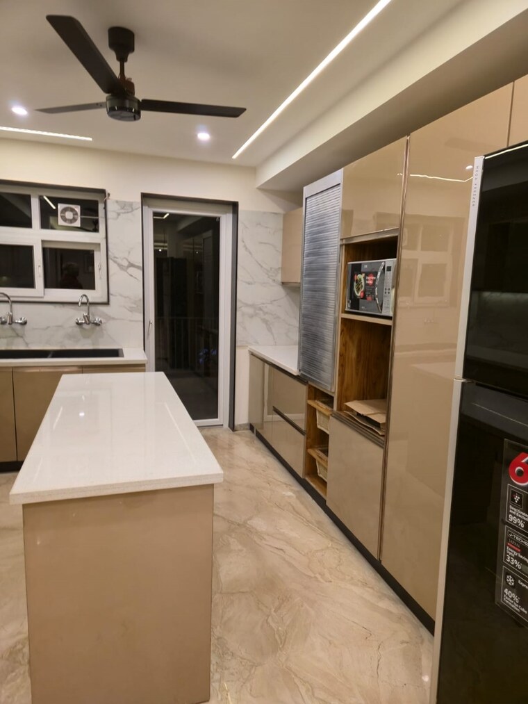 Kitchen, ambala highway 3 Bedroom 1900 Sq.Ft. Apartment In Ambala Highway Zirakpur 9558413