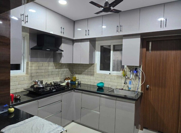 Kitchen, accurate-wind-chimes 3 Bedroom 1690 Sq.Ft. Apartment In Gachibowli Hyderabad 9558468