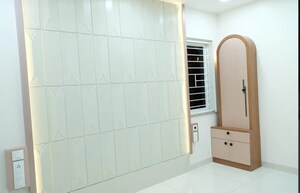Bathroom in 3 BHK Apartment at Rajapushpa Provincia, Narsingi – for Rent