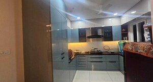 Kitchen in 3 BHK Apartment at Aparna Sarovar Zenith, Nallagandla – for Rent