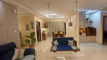 Living Room in 3 BHK Apartment at Aparna Sarovar Zenith, Nallagandla – for Rent