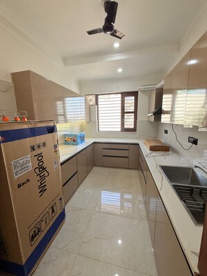 Kitchen in 3 BHK Builder Floor at Sushant Lok 2, Sector 57 – for Rent