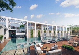 Swimming Pool in 3 BHK Apartment at Embassy One Thane, Panch Pakhadi – for Rent