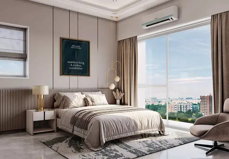 Bedroom, embassy-one-thane 3 Bedroom 1200 Sq.Ft. Apartment In Panch Pakhadi Thane 9557746