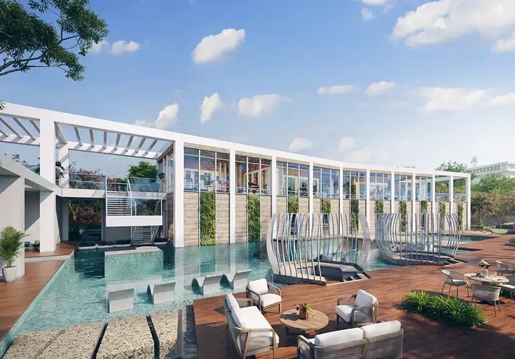 Swimming Pool, embassy-one-thane 3 Bedroom 1200 Sq.Ft. Apartment In Panch Pakhadi Thane 9557746