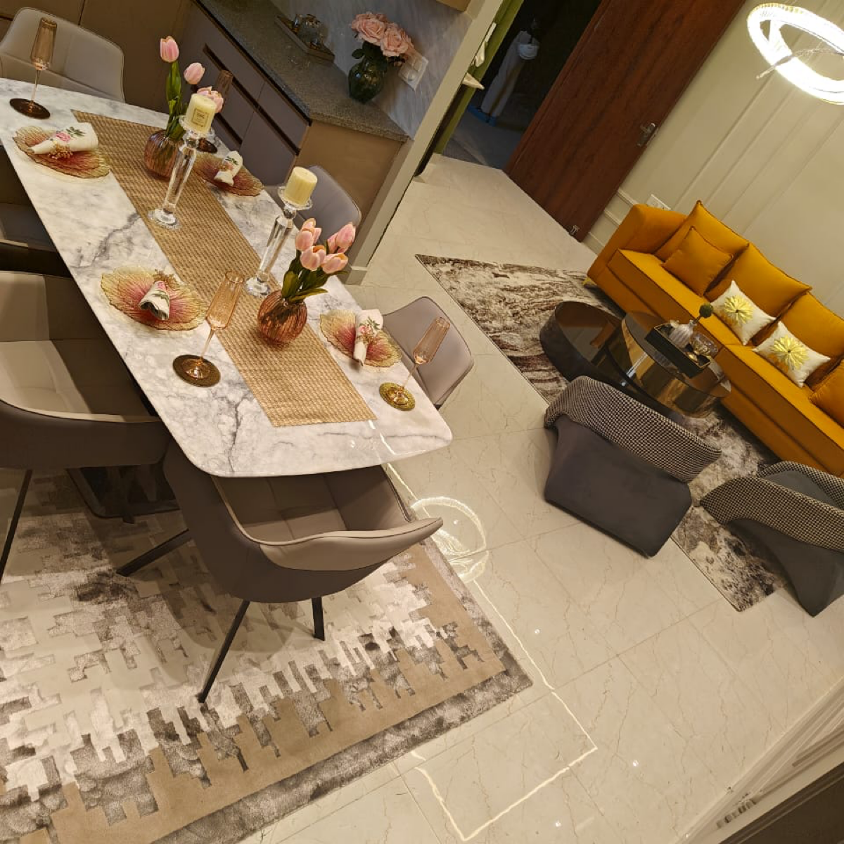 4 BHK + Pooja Room 2450 Sq.Ft. Apartment in JKG Palm Resort