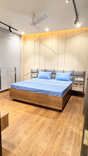 Bedroom in 1 BHK Builder Floor at Enkay Towers, Sector 19 – for Rent