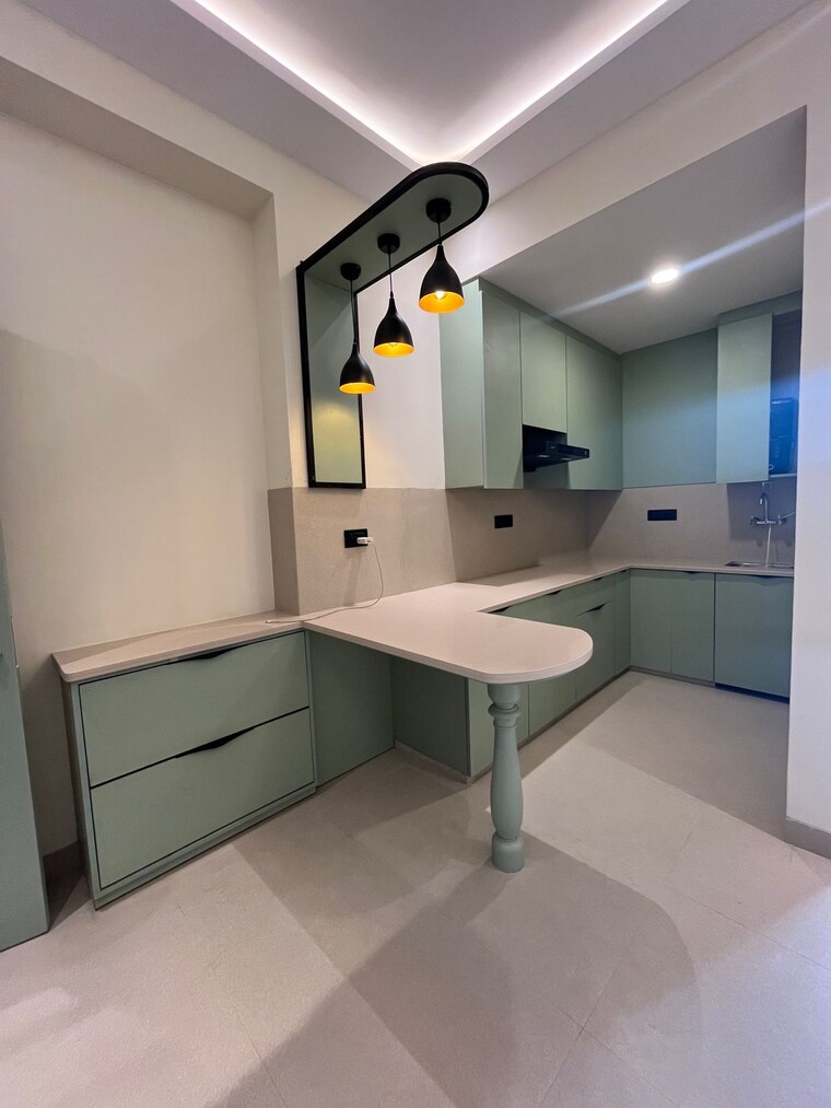 Kitchen, sector 42 1 Bedroom 750 Sq.Ft. Builder Floor In Sector 42 Gurgaon 9558753