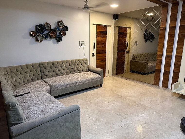 Living Room, shaw-tulip-chs 1 Bedroom 570 Sq.Ft. Builder Floor In Nalasopara West Palghar 9557867