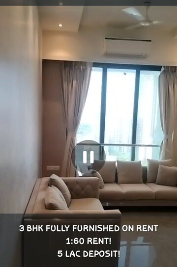 Living Room in 3 BHK Apartment at Jyoti Sukriti, Goregaon East – for Rent