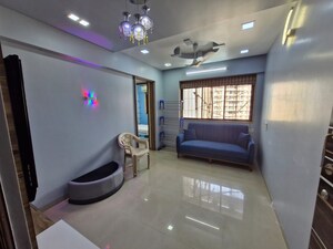 Living Room in 2 BHK Apartment at One Hiranandani Park, Ghodbunder Road – for Rent