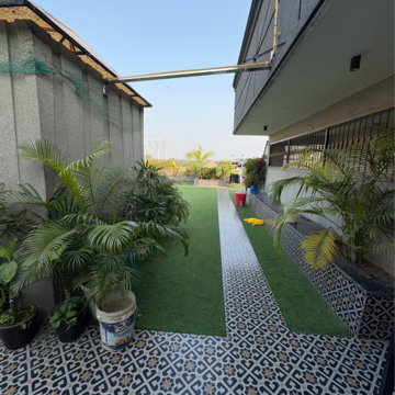 Balcony in 3 BHK Builder Floor at Chattarpur – for Rent