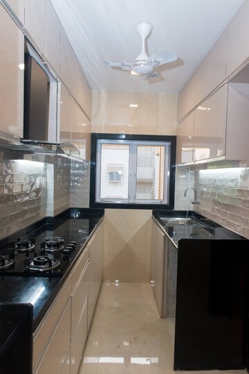 Kitchen in 2 BHK Apartment at Vaibhav Apartment Prabhadevi, Prabhadevi – for Rent