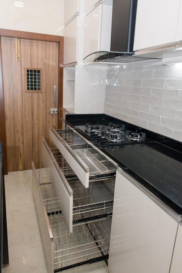 Kitchen in 2 BHK Apartment at Vaibhav Apartment Prabhadevi, Prabhadevi – for Rent