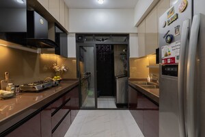 Kitchen in 2 BHK Apartment at Everest Countryside Jasmine, Kasarvadavali – for Rent