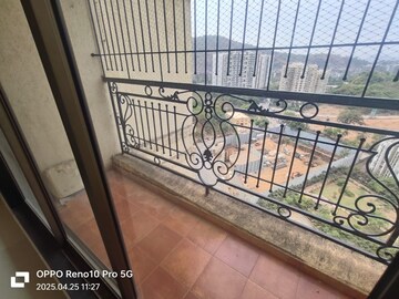 Balcony in 3 BHK Apartment at Lake Primrose, Powai – for Rent