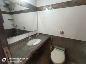 Bathroom in 3 BHK Apartment at Lake Primrose, Powai – for Rent