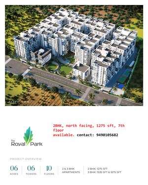 2 BHK Apartment – Exterior View View at Vajra The Royal Park, Bowrampet - for Sale