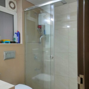 Bathroom in 2 BHK Apartment at L&T Emerald Isle, Powai – for Rent