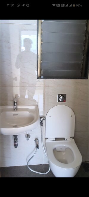 Attached Bathroom in 1 BHK Apartment at Chandak 34 Park Estate, Goregaon West – for Rent