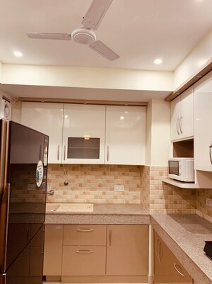 Kitchen in 3 BHK Apartment at Shalimar Vista, Gomti Nagar – for Rent