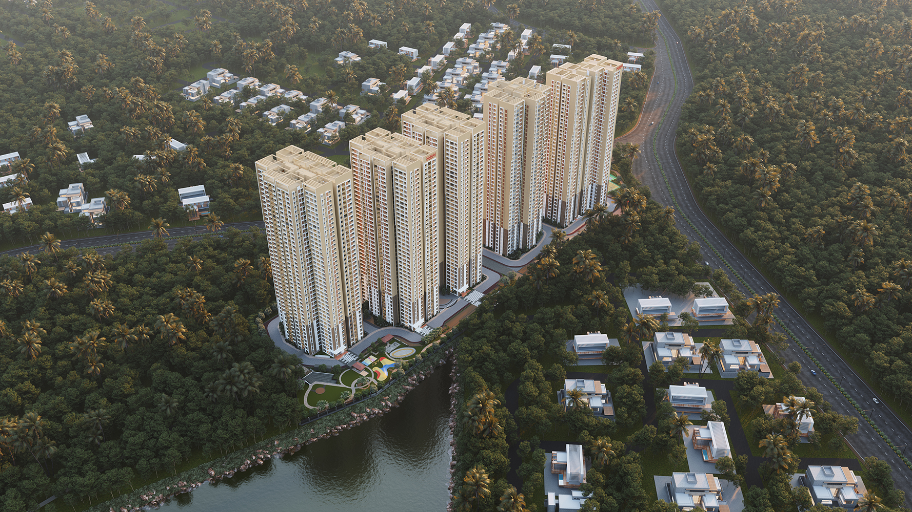 3 BHK + Pooja Room 1950 Sq.Ft. Apartment in Aurobindo The Regent